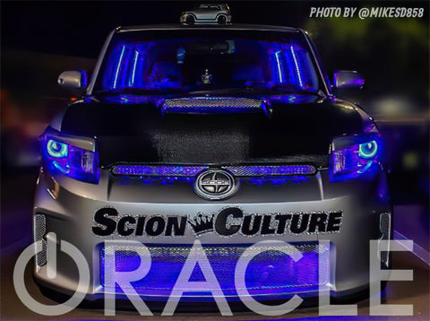Oracle 08-10 Scion xB LED Headlight Halo Kit - Green - 2515-004