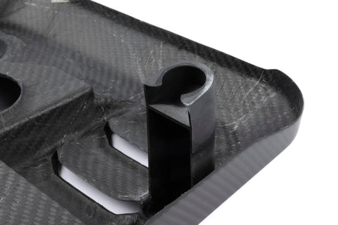 Dinan 21-27 BMW M2/M3/M4 (G80/G82/G87) Matte Carbon Fiber Engine Cover w/Gloss Accents - D590-0005-B