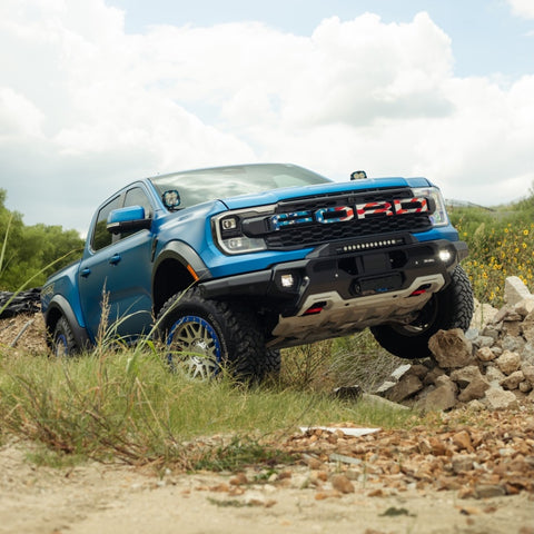 RIVAL 24-26 Ford Ranger Raptor Front Aluminum Bumper w/Winch Mount and Recovery Points - 2D.1813.1.US