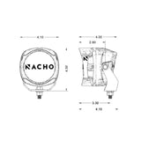 ARB NACHO Quatro Combo 4in. Offroad LED Light - Pair - PM411