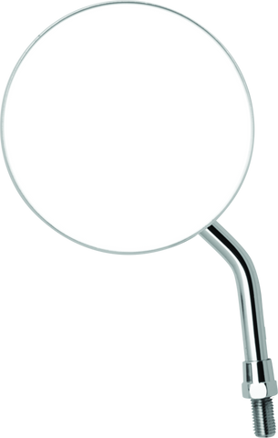 BikeMaster 4in Adjustable Round Mirror 10mm - Each - Chrome - 600800