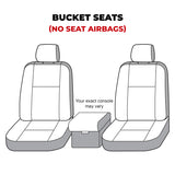 Covercraft 10-12 Dodge Ram Carhartt Super Dux SeatSaver Custom Front Row Seat Covers - Black - SSC2430COBK