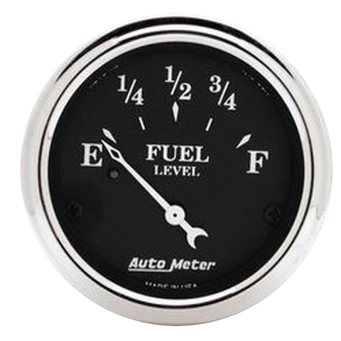 Autometer Old Tyme Black Gauge Kit 6 Pc Ford Truck 53-55 Tach/Mph/Fuel/Oilp/Wtmp/Volt - 7048-OTB