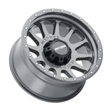 Method MR605 NV 20x10 -24mm Offset 8x6.5 121.3mm CB Gloss Titanium Wheel - MR60521080824N