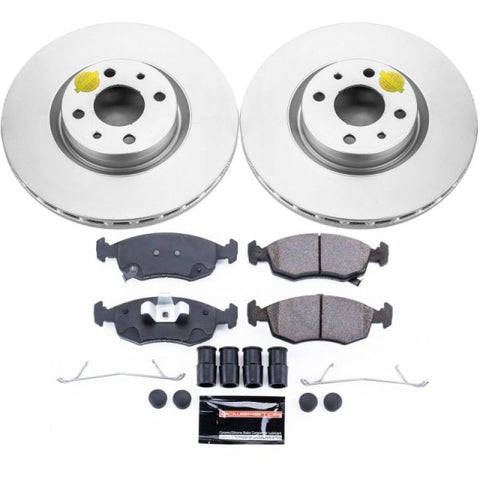 Power Stop 13-18 Fiat 500 Front Z23 Evolution Sport Coated Brake Kit - CRK7168