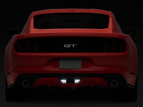 Raxiom 15-17 Ford Mustang Axial LED Reverse Light w/ Running Light Triple Flash Brake Light- Smoked - 407864