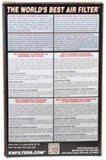 K&N Filter Universal Rubber Filter 2 3/4 inch 10 Degree Flange 4 inch OD 5 inch Height - RU-1460