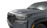 AVS 2022 Nissan Frontier Aeroskin Low Profile Hood Shield - Chrome - 622195
