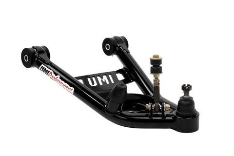 UMI Performance 64-72 GM A-Body Tubular Upper & Lower Front A-Arm Kit - Black - 403133-B