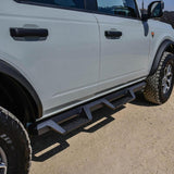 Westin/HDX 2021+ Ford Bronco Drop Nerf Step Bars - Textured Black - 56-14195