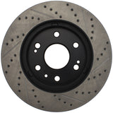 StopTech 05-10 GMC Sierra 1500 (w Rear Drum) / 07-09 GMC Yukon Front Right Slotted & Drilled Rotor - 127.66057R