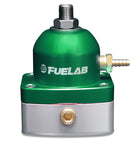 Fuelab 515 Carb Adjustable FPR 4-12 PSI (2) -6AN In (1) -6AN Return - Green - 51504-6