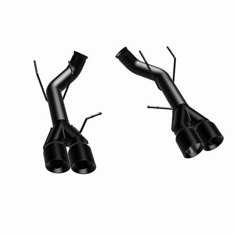 MagnaFlow 13 Ford Mustang Shelby GT500 V8 5.8L Quad Split Rear Exit Stainless Cat Back Perf Exhaust - 15177