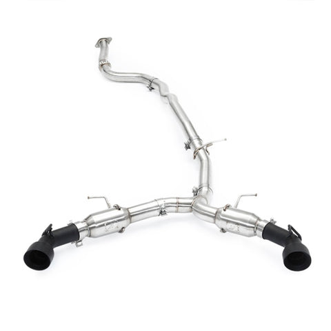 Mishimoto 2016+ Chevrolet Camaro 2.0T Dual Black Tip Cat-Back Exhaust - MMEXH-CAM4-16DTPBK