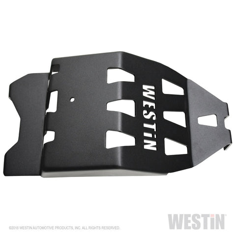 Westin/Snyper 18-21 Jeep Wrangler JL Oil Pan Skid Plate - Textured Black - 42-21095
