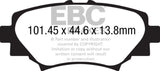 EBC 14+ Mazda 3 2.0 (Japan Build) Yellowstuff Rear Brake Pads - DP42186R