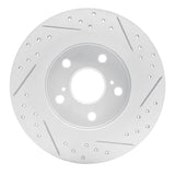 R1 11-16 Scion Tc Rear Left Drilled & Slotted Geo-Carbon Rotor - 830-91000L