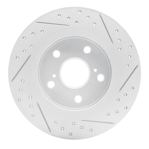 R1 11-16 Scion Tc Rear Left Drilled & Slotted Geo-Carbon Rotor - 830-91000L