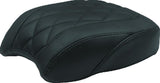 Mustang 97-21 Harley Touring Sissy Bar Pad (12 inch x 9 inch) Diamond Stitch- Black - 76818