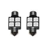 Oracle 33MM 4 LED 3-Chip Festoon Bulbs (Pair) - Blue - 5203-002