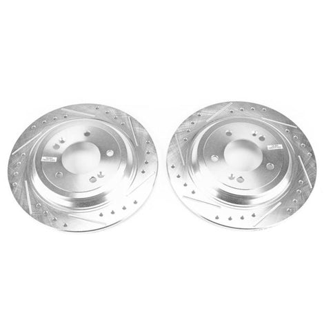 Power Stop 18-19 Kia Sportage Front Evolution Drilled & Slotted Rotors - Pair - JBR1751XPR