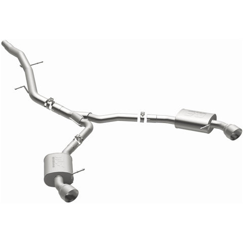 MagnaFlow 18-19 Audi A5 Dual Exit Polished Stainless CatBack Exhaust - 3in Main Piping Diameter - 19390