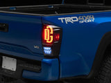 Raxiom 16-23 Toyota Tacoma XW Series Sequential LED Tail Lights- Black Housing/ Smoked Lens - TT30330