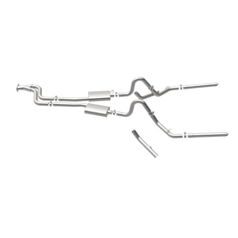MagnaFlow SYS C/B 84-87 Buick Regal V6 3.8L Turbocharged SS 2.5in Street Series Dual Split Rear Exit - 16884