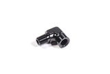 Radium Engineering 1/8in NPT Male to Female 90 Degree Fitting - 14-0332