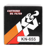 K&N 1.625in OD x 2.719in H Oil Filter - KN-655