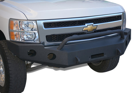 DV8 Offroad 07-13 Chevrolet Silverado 1500 Front Bumper - Black Powdercoat - FBCS1-01