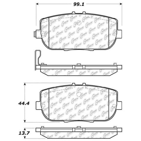 StopTech Street Touring Brake Pads - 308.11800