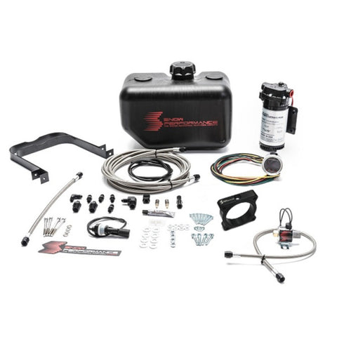 Snow Performance 15-17 Mustang EcB Stg 2 Boost Cooler Water Injection Kit (SS Braid Line & 4AN) - SNO-2134-BRD