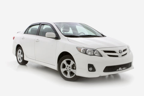AVS 09-13 Toyota Corolla Ventvisor In-Channel Front & Rear Window Deflectors 4pc - Smoke - 194073