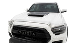 AVS 16-18 Toyota Tacoma Aeroskin Low Profile Hood Shield - Chrome - 622079
