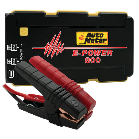 Autometer Jump Starter 12V Emergency Battery Pack 800A Peak/2220 MAH - EP-800