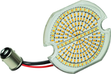 Kuryakyn Luminez L.E.D. Front Turn Signal Insert 1157 White/Amber - 2933