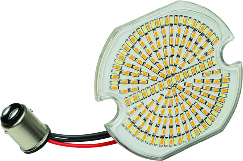 Kuryakyn Luminez L.E.D. Front Turn Signal Insert 1157 White/Amber - 2933