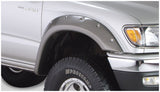 Bushwacker 95-04 Toyota Tacoma Fleetside Cutout Style Flares 4pc 74.5in Bed w/ 4WD Only - Black - 31919-02