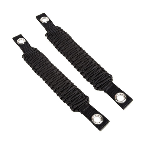 Rugged Ridge Paracord A-Pillar/Seat Mnt Hdle Black 07-18 Jeep Wrangler JK - 13305.82