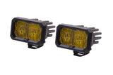 Diode Dynamics Stage Series 2 In LED Pod Sport - Yellow Fog Standard ABL (Pair) - DD6386P