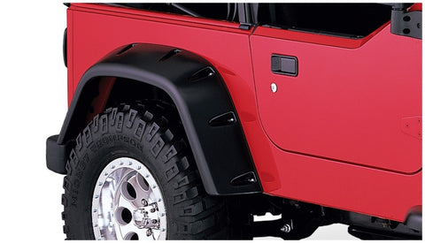 Bushwacker 97-06 Jeep TJ Max Pocket Style Flares 4pc - Black - 10908-07