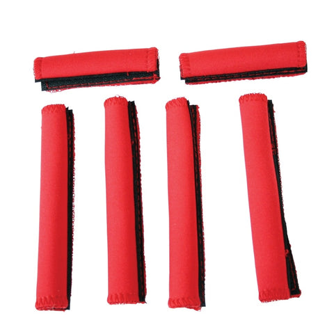 Rugged Ridge UTV Handle Wrap Kit Red 6-Pc 04-11 Rhinos - 63305.51