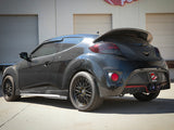 aFe Takeda 13-17 Hyundai Veloster L4-1.6L 2-1/2in 304 SS Axle-Back Exhaust w/ Blue Flame Tips - 49-37019-L