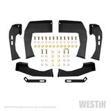 Westin 04-13 Chevy Silverado 1500 Crew Cab 2004-2013 HDX Drop Nerf Step Bars - Textured Black - 56-11955
