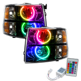 Oracle 07-13 Chevy Silverado SMD HL - Black - Round Style - w/ Simple Controller - 7105-504