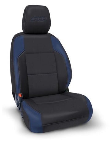 PRP 6-23 Toyota Tacoma Front Seat Covers (Pair) - Black/Olive Green - B057-04