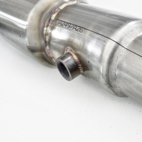 Stainless Works 2008-09 Pontiac G8 GT Headers 2in Primaries 2-1/2in Leads Factory Connect w/HF Cats - PG8HCATFC