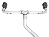 AWE 2022 VW GTI MK8 Touring Edition Exhaust - Diamond Black Tips - 3015-33658