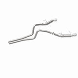 Magnaflow 2014 Ford Mustang V6 3.7L Comp Series Dual Split Rear Polished Stainless C/B Perf Exhaust - 15245